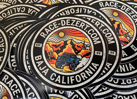 Race-Dezert Badge Stickers
